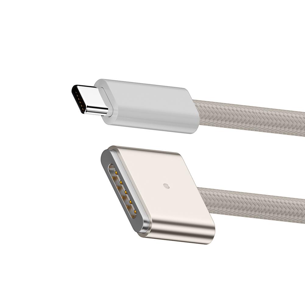 2M Type C To Magnetic3 Charging Cable PD140W Quick Charging USB-C PD3.1 LED Indicators for MacBook Air 2025/Pro 2025 2025