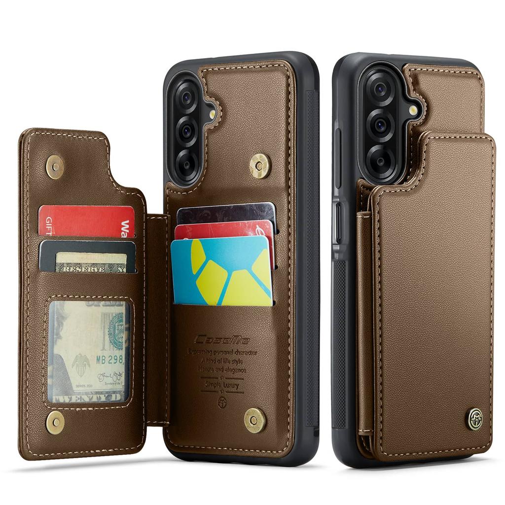For Samsung Galaxy A17 Case with Card Holder Wallet Case with PU Leather Kickstand Card Slots RFID Blocking,Magnetic Clasp Cover
