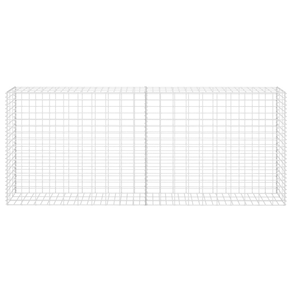 Vidaxl Gabion Basket, Galvanized Steel, 85 X 30 X 200 Cm