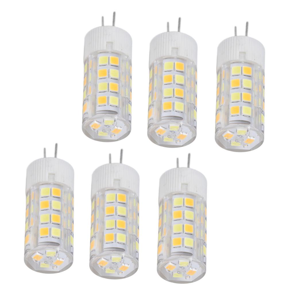 6 Stück G4 Glühbirne 3 Lichtfarben 220V Kleine Deckenlampenbirne Wandlampenbirne für Zuhause Büro