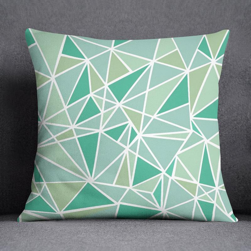 Fresh Mint Green Pillow Gift Home Office Decoration  Bedroom Sofa Car Cushion Cover Case