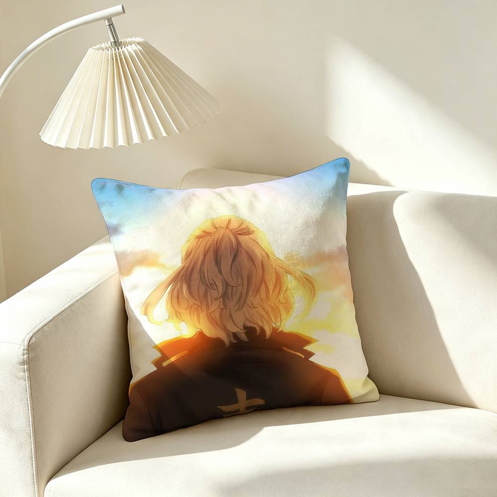 M-Manjiro Sano Tokyo Revengers  Pillow Case Square Double-Sided Sofa Cushion Cover Bedroom Bedside Pillow