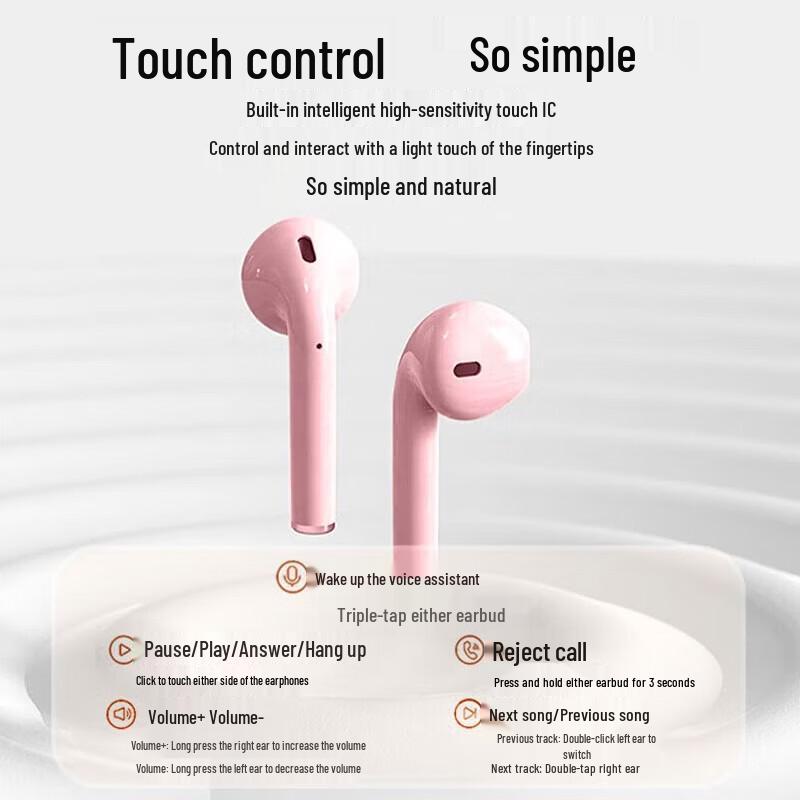Soaiy SR10 Half-in-ear TWS Bluetooth Earbuds