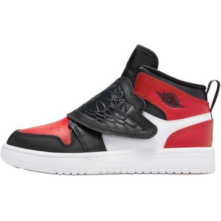 (PS) Sky Air Jordan 1 Bred Toe Kids BQ7197-016 EU 33.5