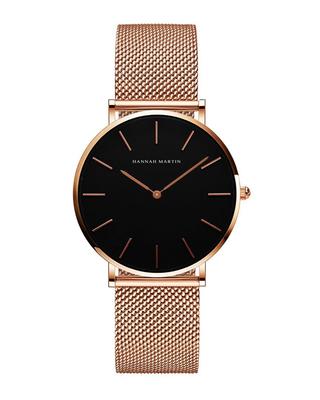 Hannah Martin Analog Waterproof Watch Cute and Made In Japan Stylish and Popular Gift Women's ZJ0001, Simple, Movement, (Rose Gold)