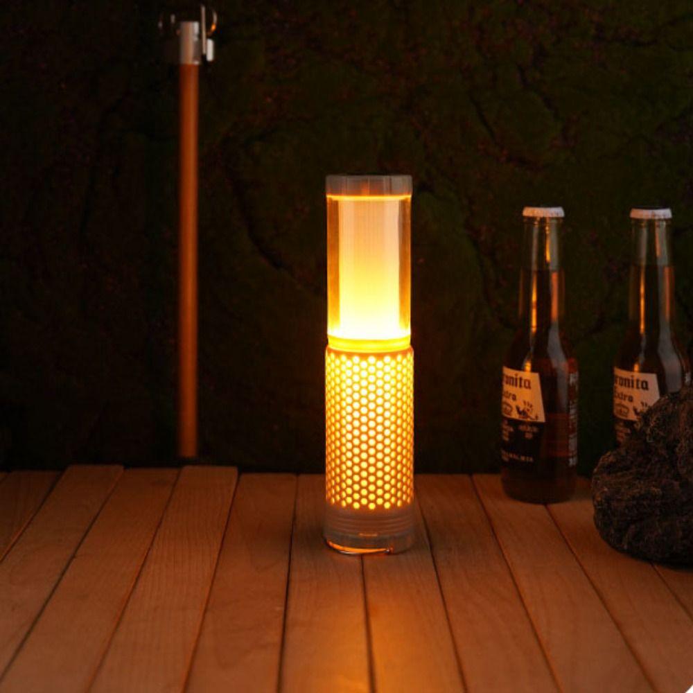 Portable Handle Auto Repair Lamp Natural Warm Light Portable Tent Light Tent