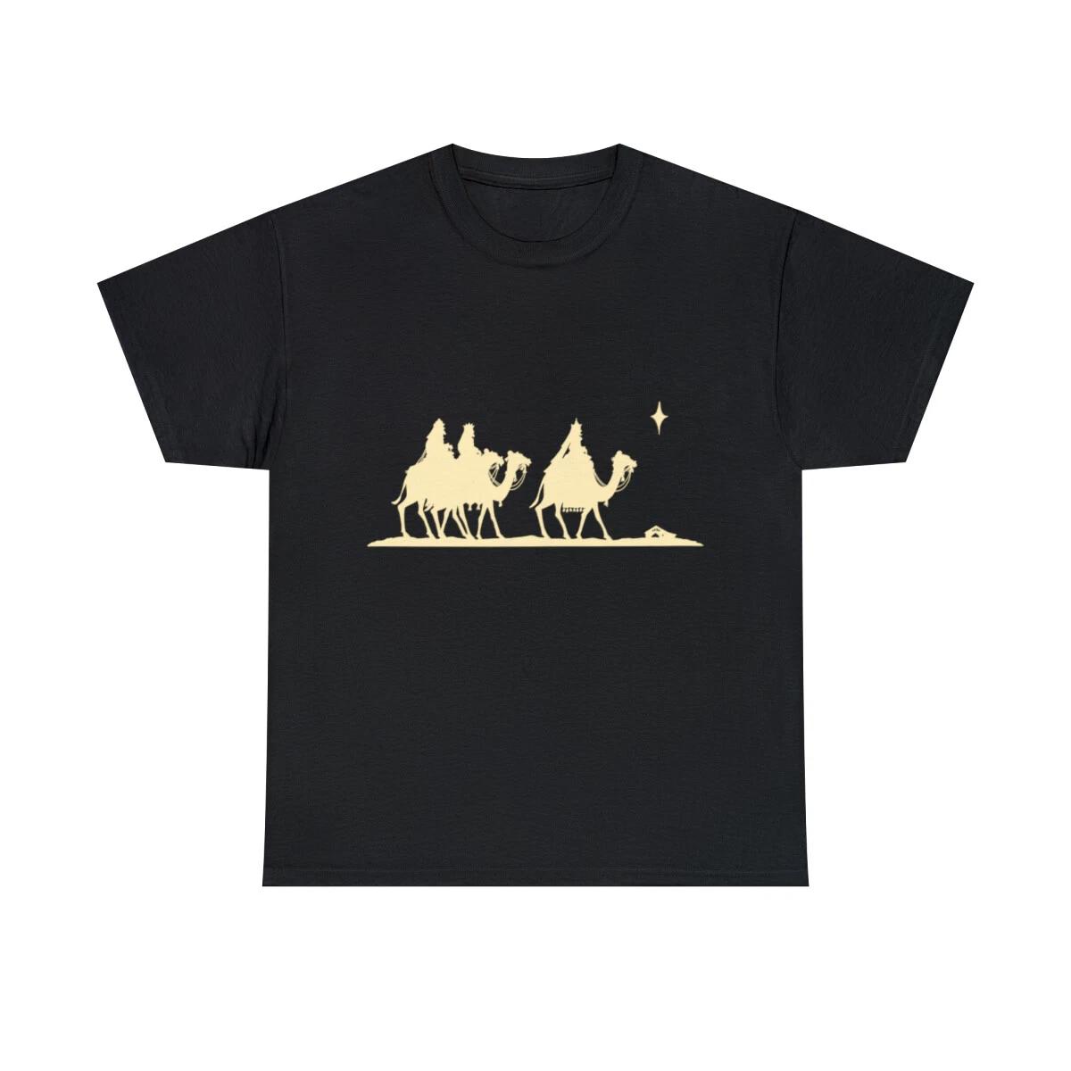 Three Kings Nativity Scene Graphic Tee Shirt, S-5XL S