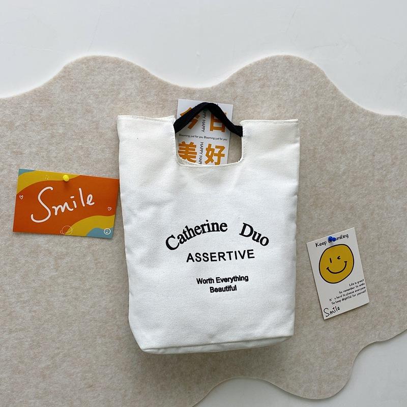 

Холщовая однотонная сумка-тоут в японском стиле для бэнто, для офисных работников, чтобы брать еду с собой, простая контрастная расцветка, модные сумки-письма