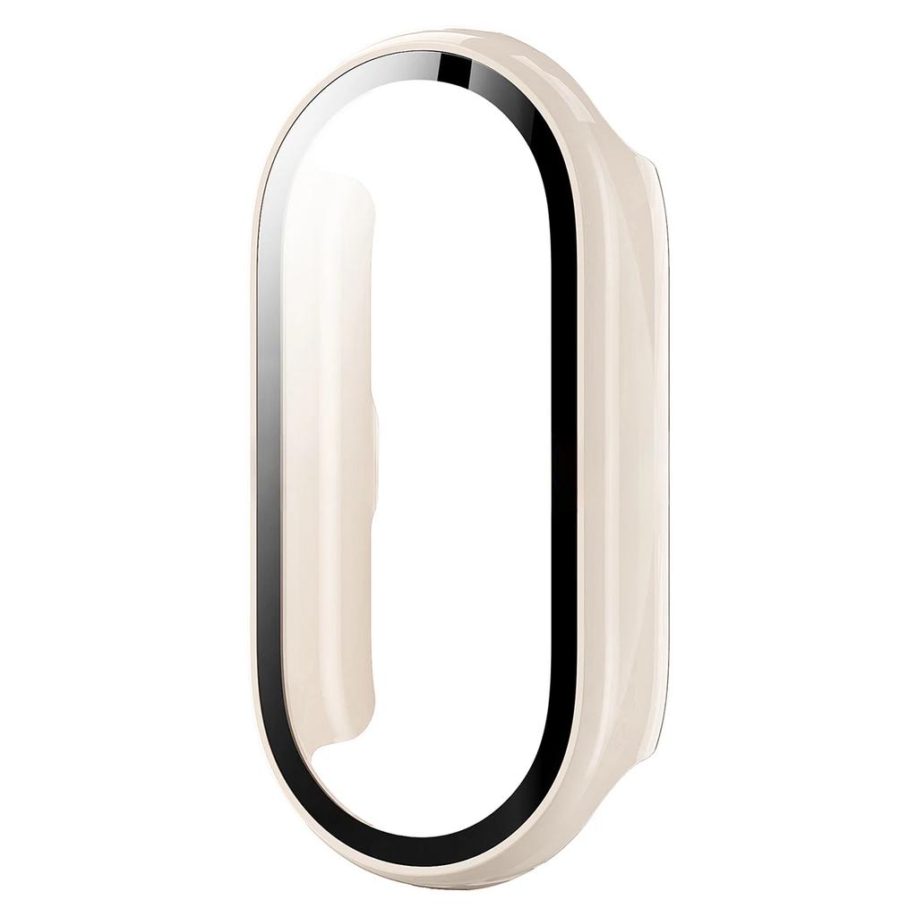PC Case+Glass for Xiaomi Mi Band 10 All-around Bumper Anti-scratch Protective SmartBand Cover HD Screen Protector for MiBand 10