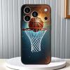 Sport Basketball Cool Für Apple iPhone 17 16 16E 15 14 13 12 11 Pro Max Plus Schwarz Weiches Silikon Handyhülle