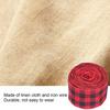5m Christmas Wired   Ribbon Decorative Plaid Ribbon for Home   Gift Wrapping Crafts(Black Red )