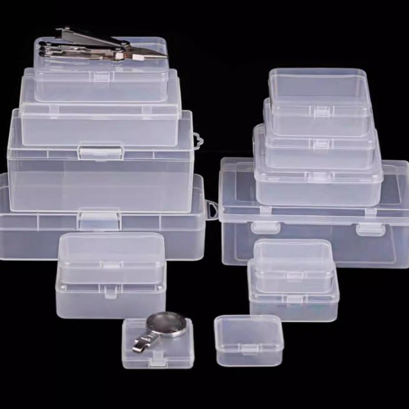Screw Small Tool Accessories Packaging Box Reusable Home Sundry Items Storage Casket Transparent PP Plastic Packaging Boxes
