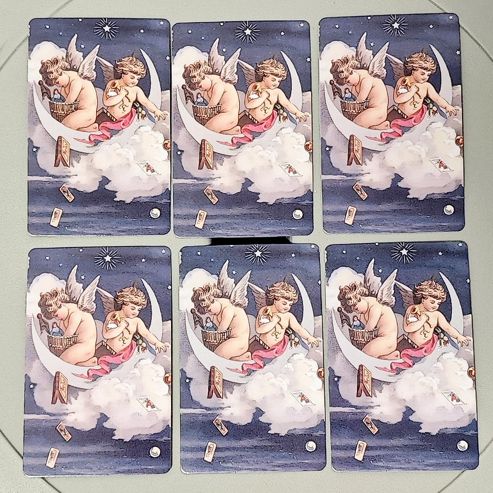 9*6cm Angel Lenormand Deck 36 Pcs Lenormand Cards