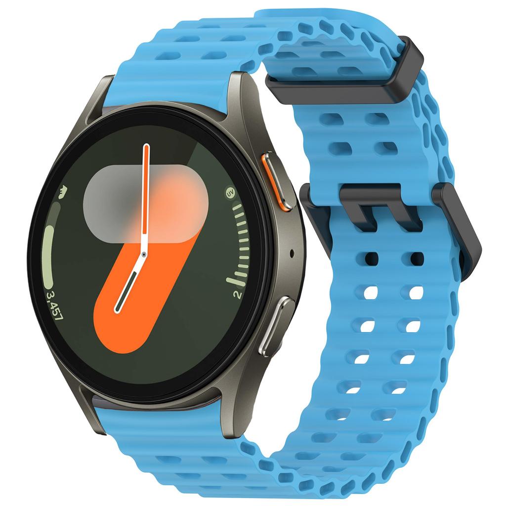 Ocean Band for Samsung Galaxy Watch 7 FE 5 6 4 Classic 5 pro 40 44mm NO Gaps Silicone Bracelet correa Galaxy Watch6 watch4 Strap
