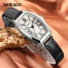 MOKAGO Women's Retro Roman Numeral Quartz Wristwatch