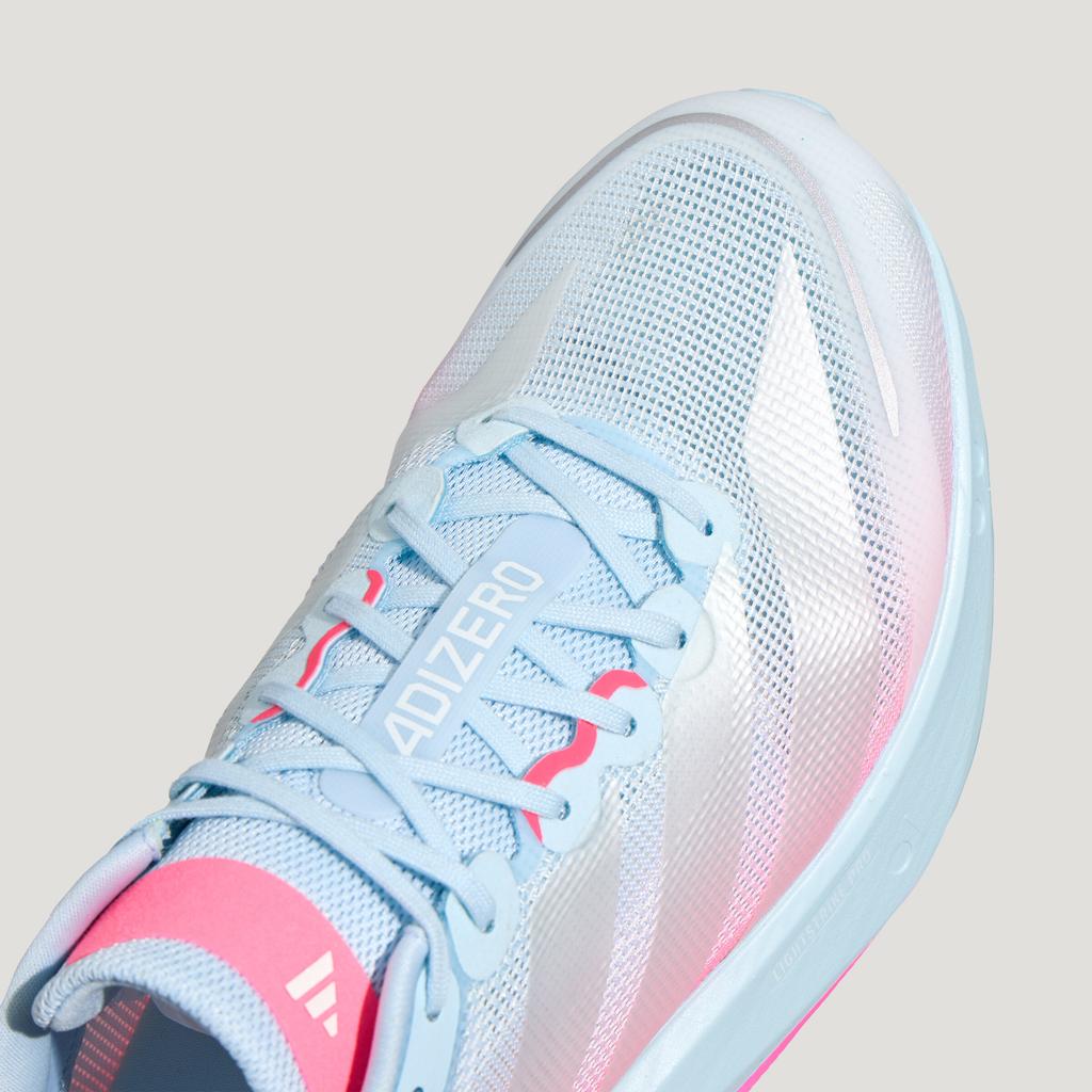 Adidas Adizero Boston 13 Running Shoes Unisex Snow Crystal Blue/White