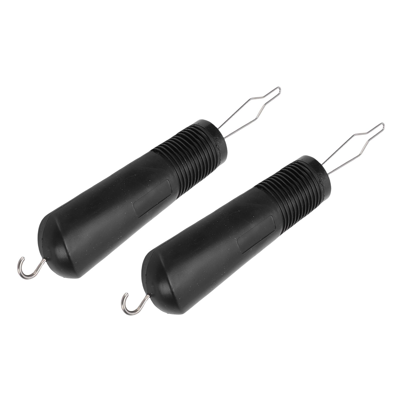 

2 Pcs Button Hook and Pull Helper One Handed Dressing Button Assist Tool Comfortable Wide Grip for Shirt Coat Buttoning
