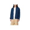 Carhartt WIP Logo Letter Print Loose Shoulder Striped Color Block Zip Stand Collar Raglan Long Sleeve Jacket Men jackets Dark-Blue I033088-26L-XX