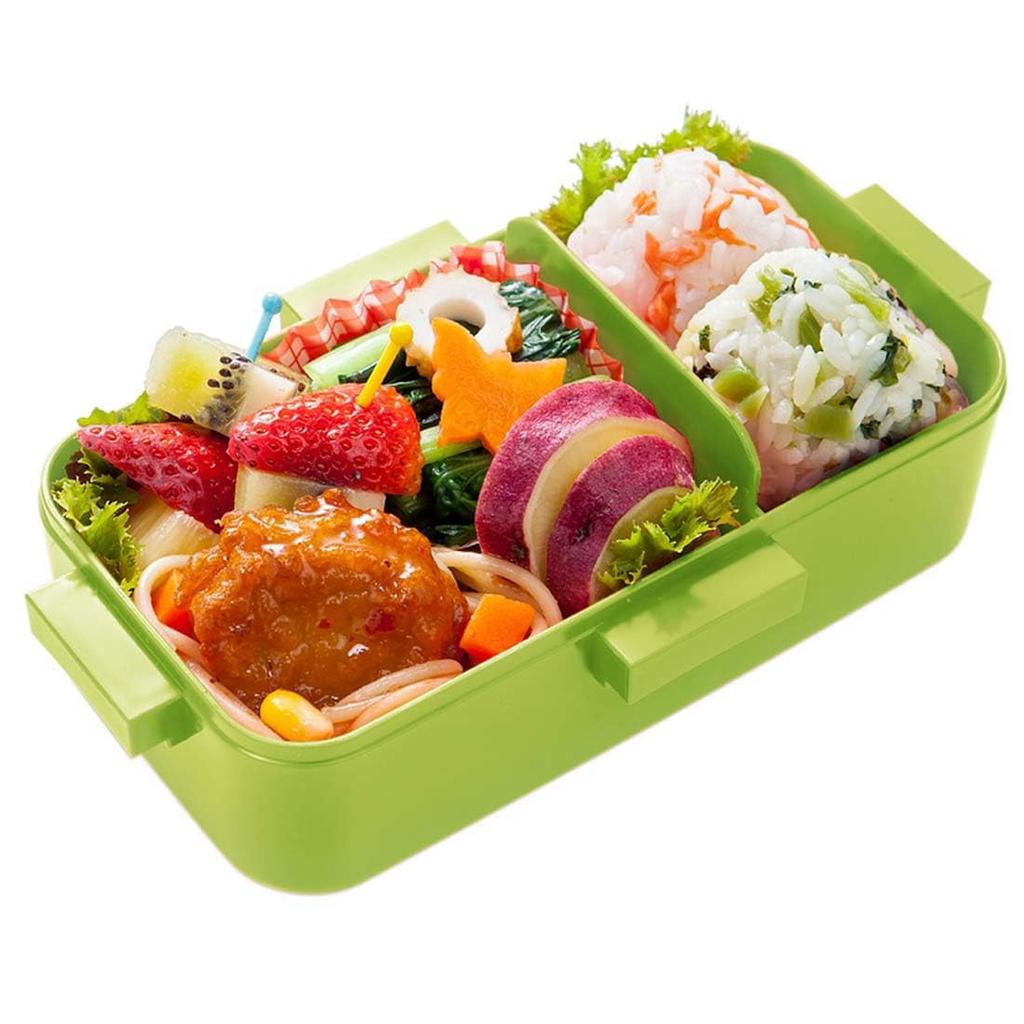 Skater Bento Single Made in for with Locking for Dishwasher and Microwave by Yoh Box, 530ml, Tier, Japan, Women, 4-Point Leak-Resistant Storage, Safe,