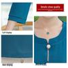 Stylish Spring Two-Piece Set for Middle-Aged Women - Loose Short-Sleeved Top & Bottom