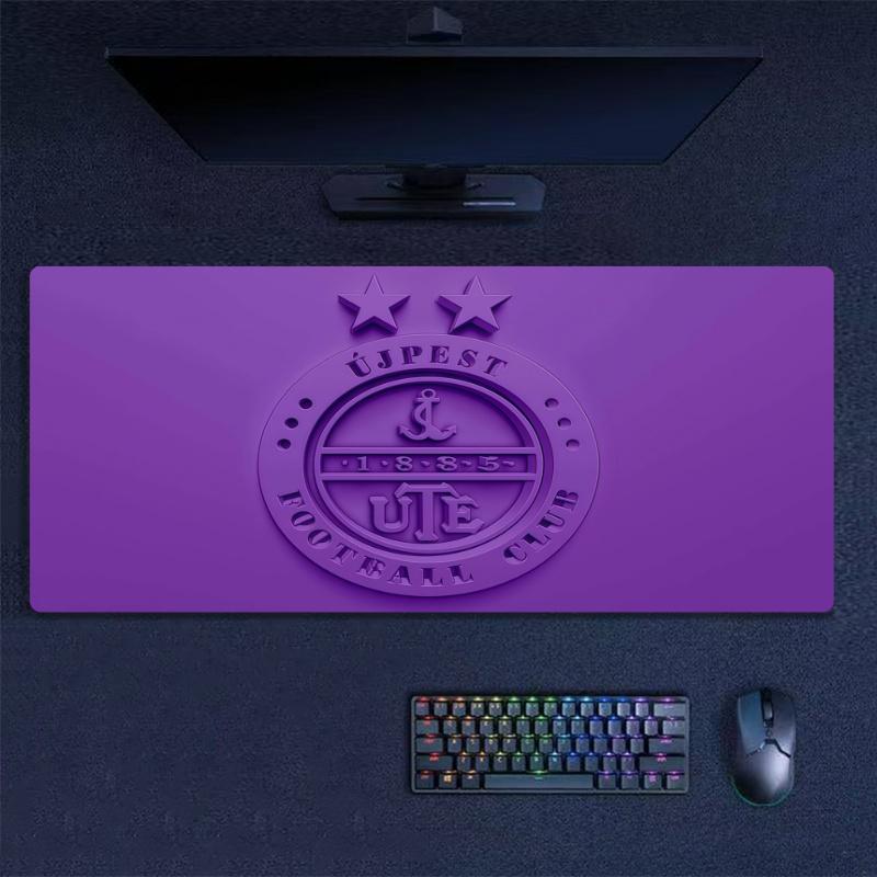Ujpest FC Print Cushion Non-slip Laptop Tablet Big Mousepad XXL Mat Mini PC Playmat With Lock edge