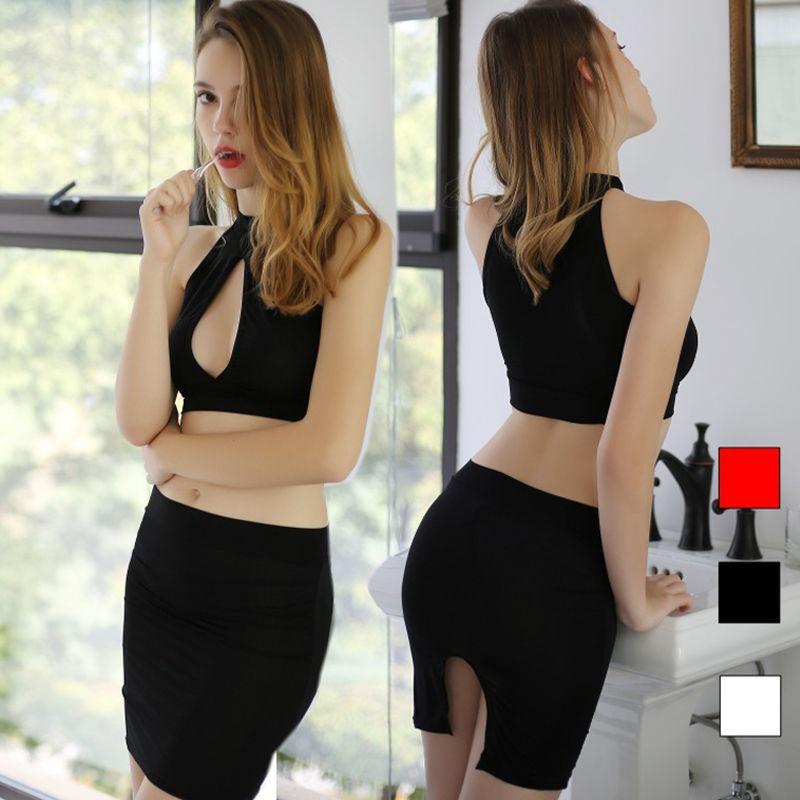 Sexy Lingerie for Women Sexy Secretary Uniform Extremely Tempting No Stripping Hip Hugging Passionate Short Skirt