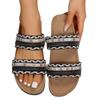 22 summer new thick-soled flat-heeled shoes fish mouth woven hemp rope thick-soled comfortable muffin slippers
