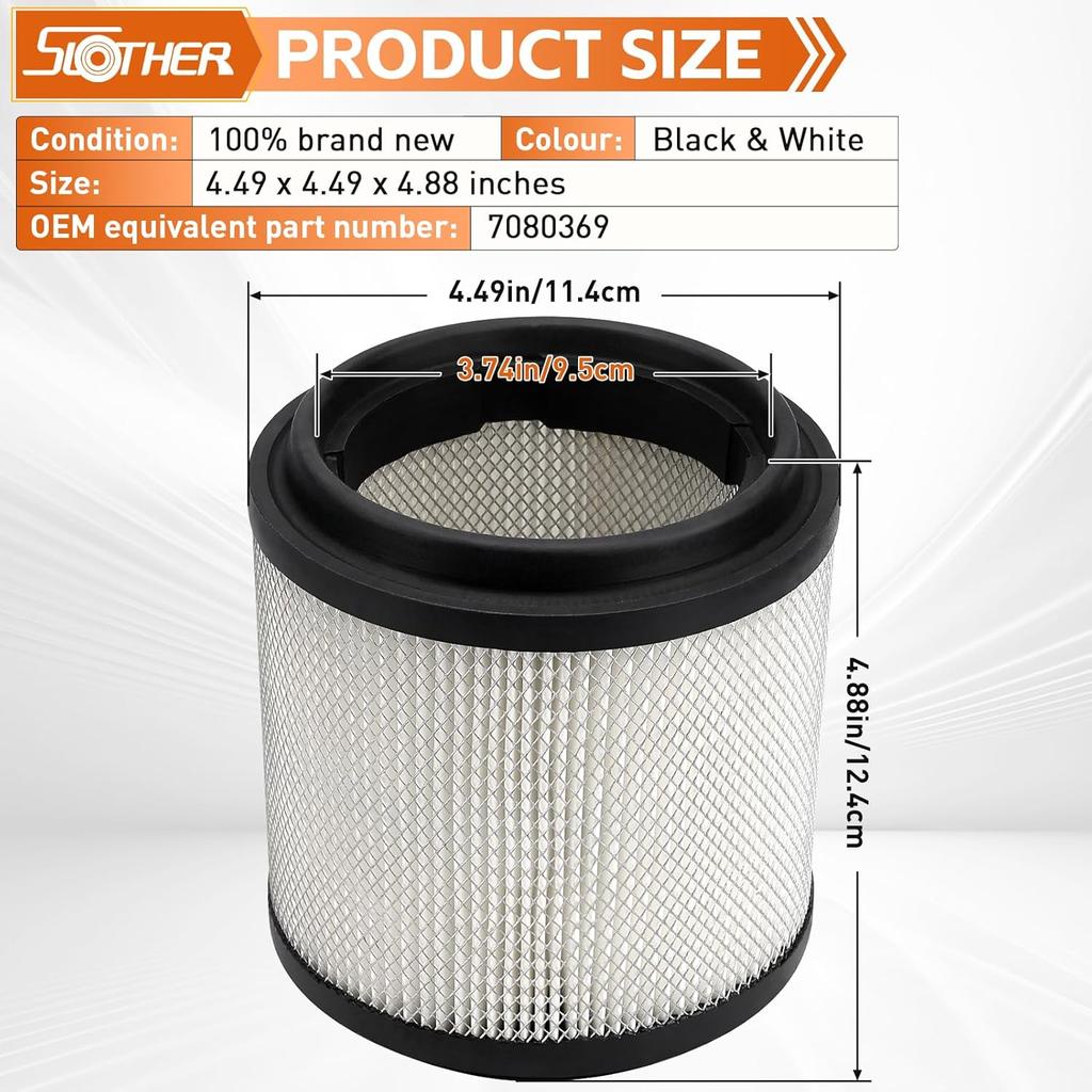 7080369 Air Filter Replacement For Polaris Trail Boss 250 350 Trail Blazer 250 Sportsman 400 Xplorer 400L Big Boss 4X6 6X6 Xpress 300 Sport Swedish