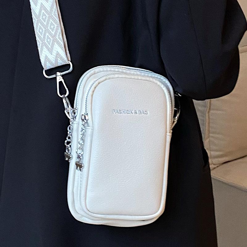 

Модная женская сумка, нишевая сумка для мобильного телефона с широкополосным доступом в Интернет. белый