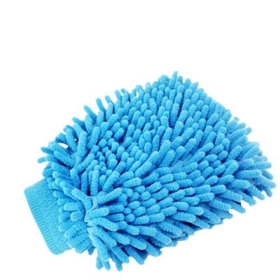 Luvas de Lavagem de Carro de Microfibra Chenille Coral Dupla Face