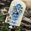 Children's Japanese Wafuku Hair Clips with Fan Tassels for Kimono & Yukata