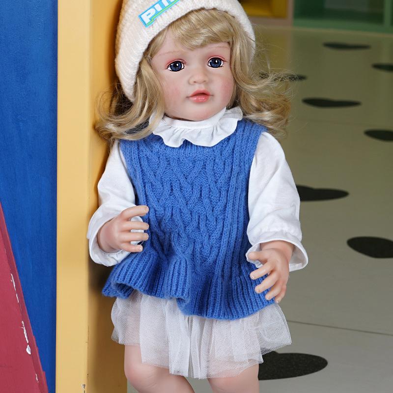 55cm Rebirth Doll Dress-up Doll Girls Toy Children Toys Holiday Gifts