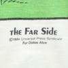 THE FAR SIDE 80s Print Short sleeve Single stitch T-shirt Old vintage Men's Used