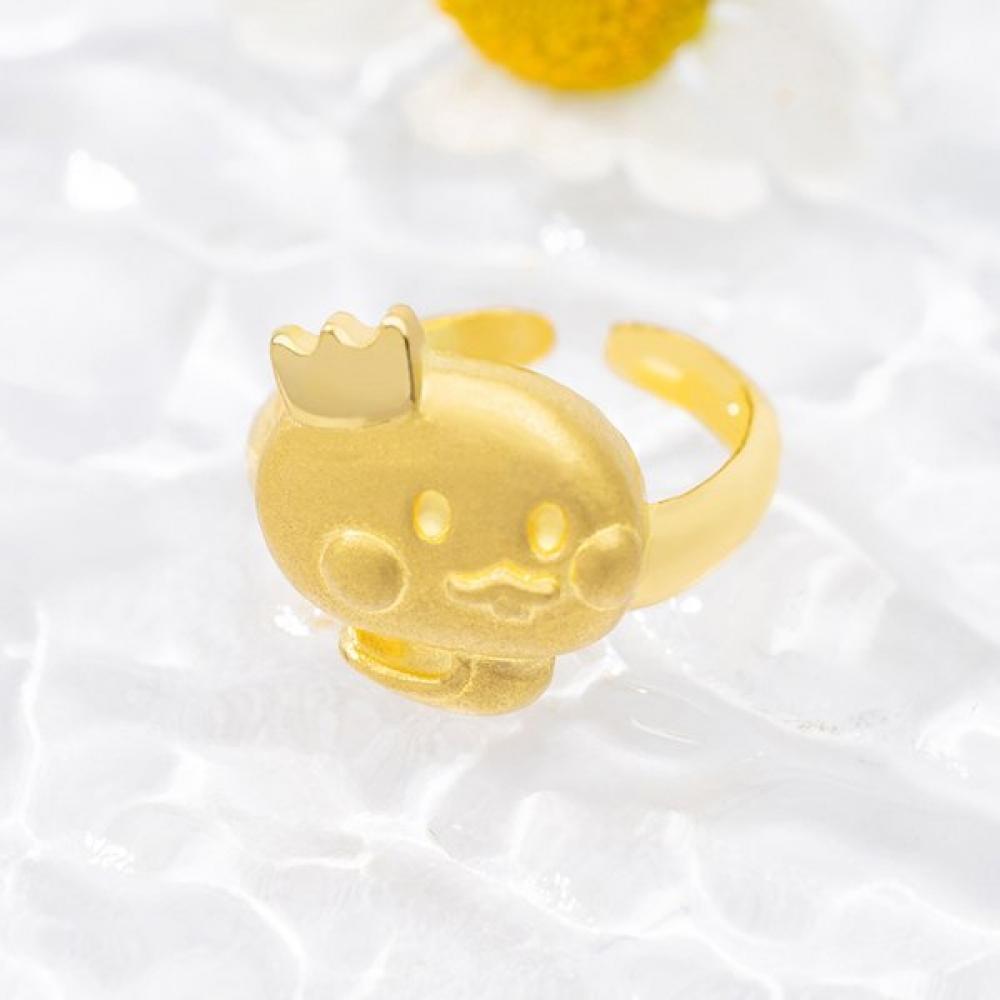 Tiny   Co 24k Gold CoCo 1.875g Snake Crown Ring