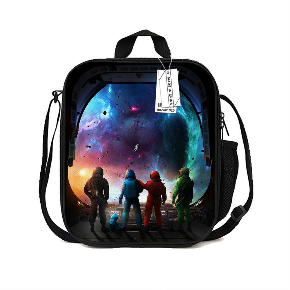Among Us Printed Portable Lunch Bag Primary And Secondary School Bento Bag Cartoon Insulation Bag Ice Pack New