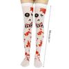 Women Halloween Party Stockings Lolita Printing Witch Cosplay Funny Cartoon Costume Long Socks Accessories Props