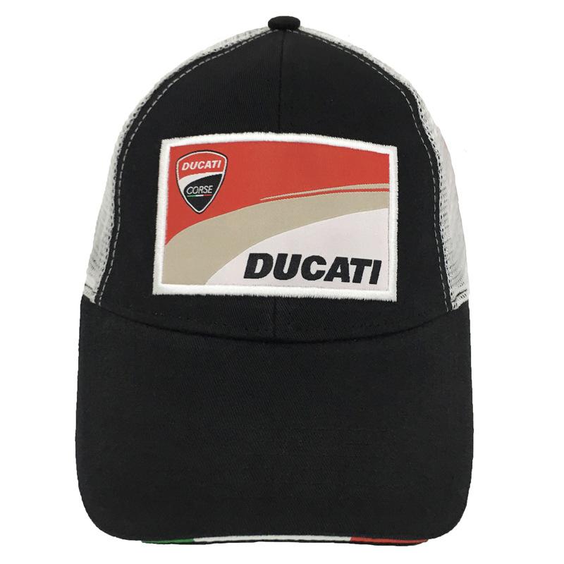 

Outdoor Motorcycle Racing Riding Duckbill Cap Embroidered Letters Sunshade Baseball Rectangular D-C-T Rear Mesh One size fits all чорний
