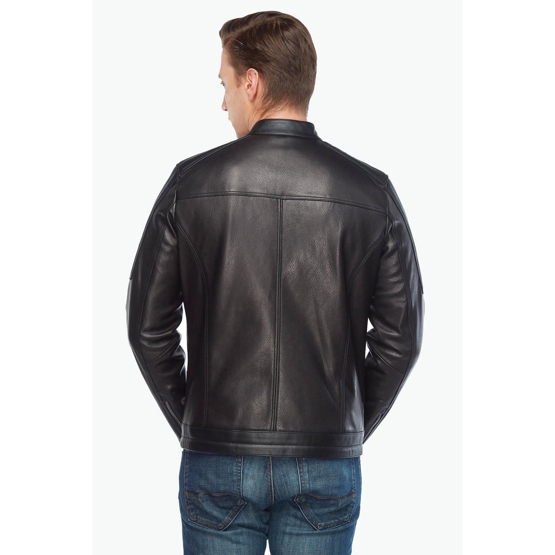 

Черная кожаная куртка Crisby Leather Sport