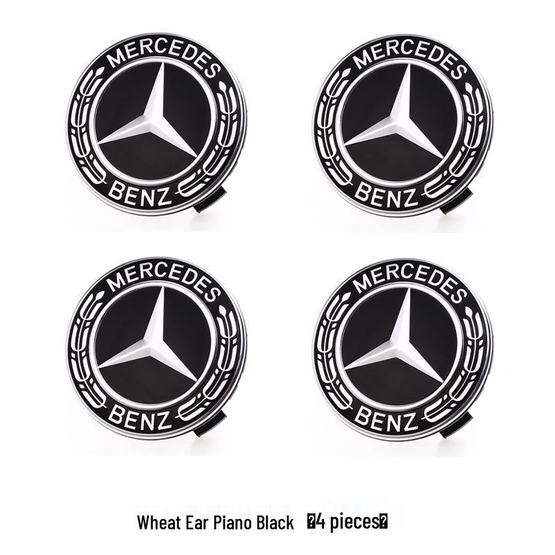Mercedes Wheel Hub Cap Tire Logo for S, C-Class, E-Class, C200, E300L, GLS