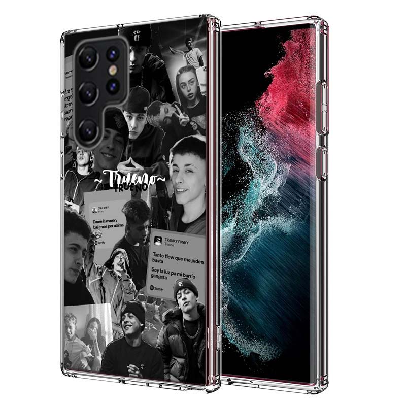 

Trueno Rapper Capa Phone Case For Samsung S26 Ultra S25 Edge Galaxy S23 S21 S20 S24 FE S22 S10 Plus Cover Clear TPU Shell Coque Samsung S20 FE