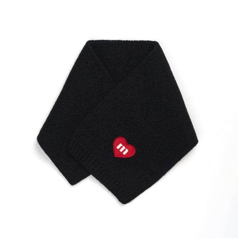 

macni LOVE M KNIT MUFFLER BLACK ONE