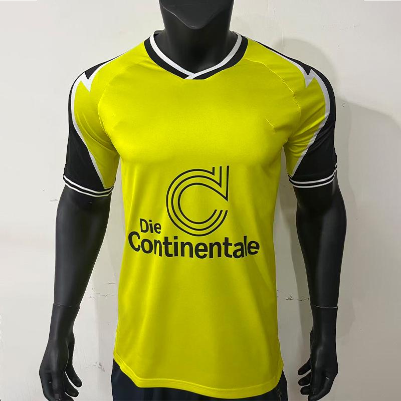 95-96 Dortmund Home Retro Football Jersey XL жёлтый