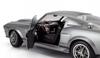 1/12 Scale American Car Model Mustang KK-SCALE 1/12 Mustang Shelby GT500 Eleanor Coupe 1967 Gray/Black KKDC120171