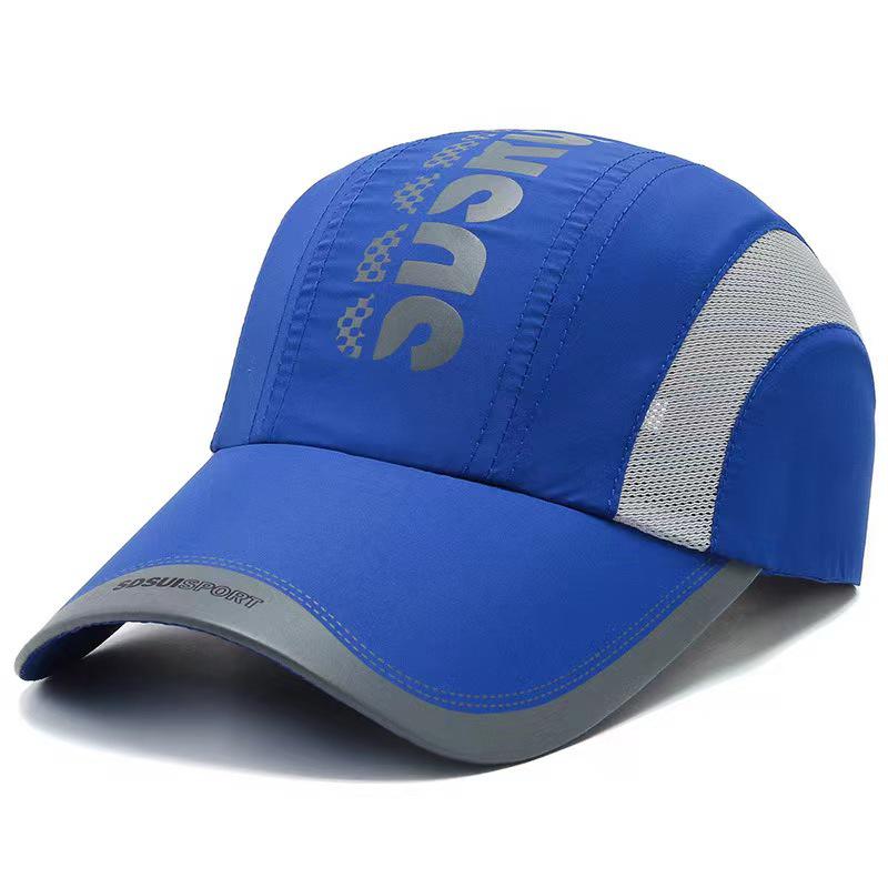 Gorra de Running Ligera de Secado Rápido para Hombre - Transpirable, Protector Solar, Estilo Veraniego, Ajuste Grande