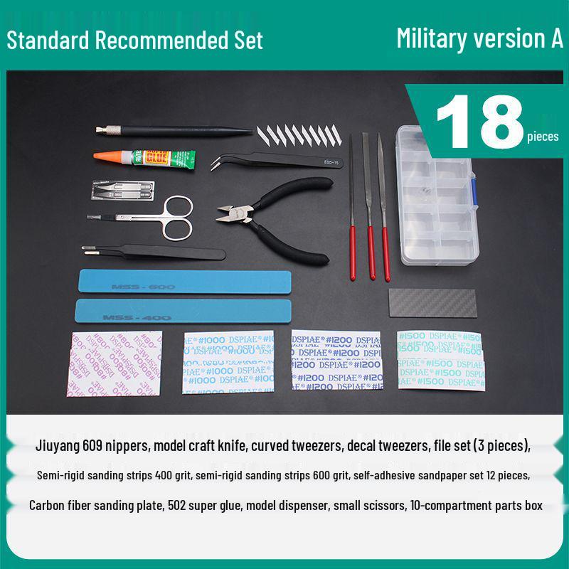 Gundam Model Beginner Kit: Sharp Nippers & Polishing Tools