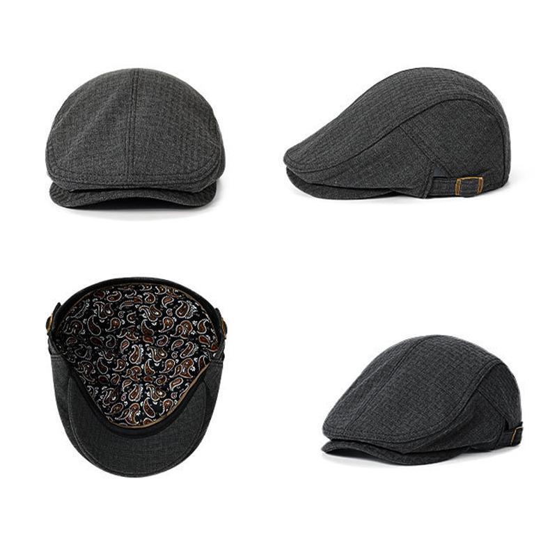 Forward Cap Men Women Peaked Cap British Retro Sun Hat