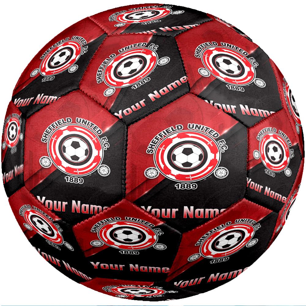 Sheffield United FC Fashion Size 5 Football Wearproof Non‑Slip Soccer Ball For Sports Training Entertainment Use