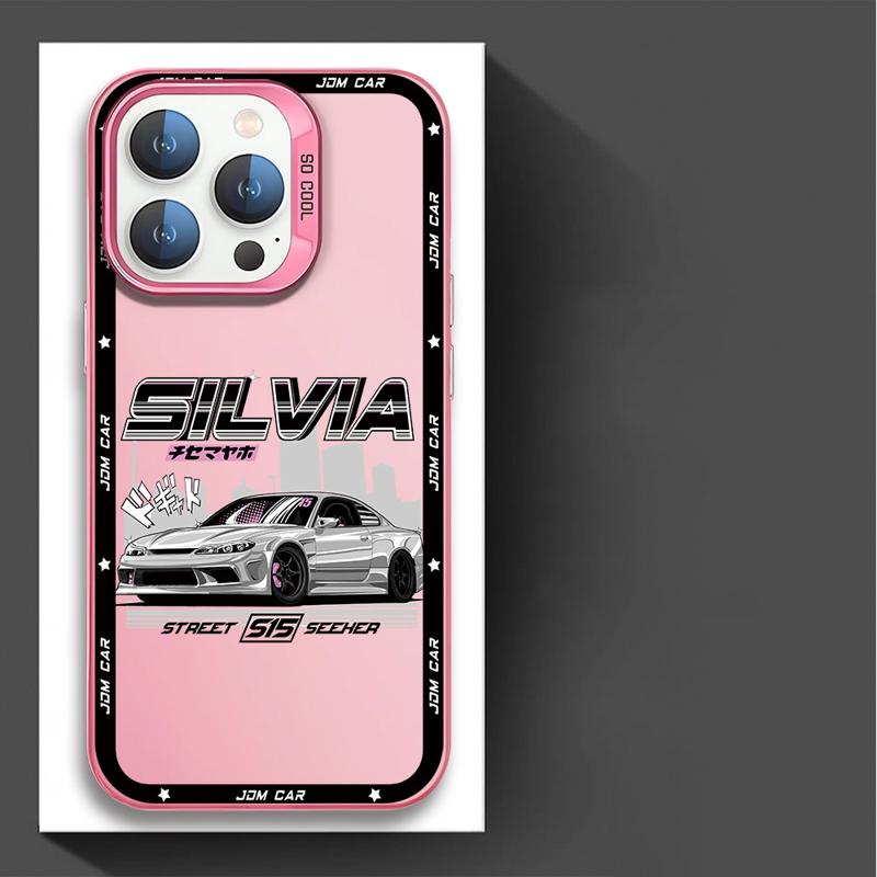 JDM Dream Car Sport Phone Case for Apple iPhone 16 15 Pro Max 13 14 Plus 12 11 Pro Plus  Matte