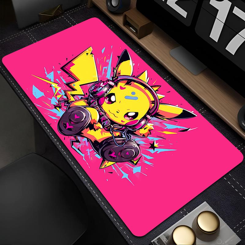 Mouse Pad Pokemon Pikachu xcm xxl speed For esports players Office Laptop Computer Keyboard Pad Non Slip Desk Mat Mousepad