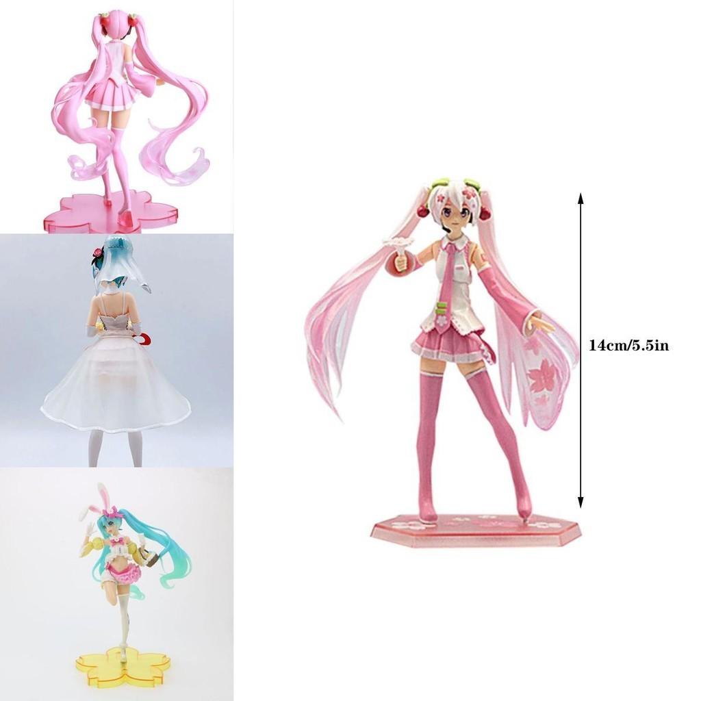 Hatsune Miku Cartoon Virtual Singer Manga Statue Figurines Stunning Collectible Model Toy